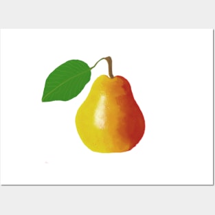 Juicy Ripe Pear Posters and Art